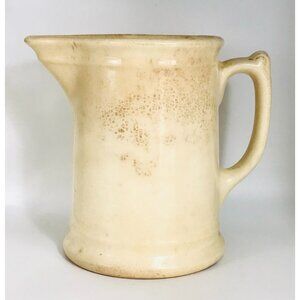 Historic Chester Hotel Serving Pitcher 6.5" Antique Vintage Ceramic White